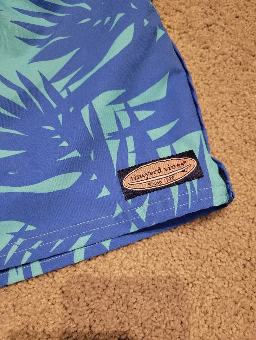 Vineyard Vines Boys' Printed Chappy Swim Trunks